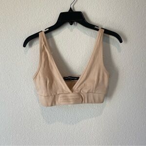 Maniere De Voir Tan Bralette Size L